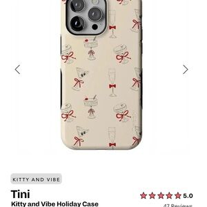 Kitty and Vibe Holiday Phone Case
